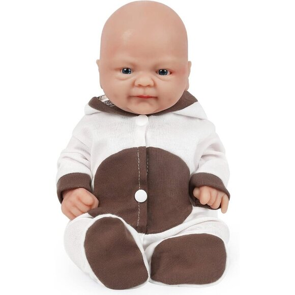 Vollence 14 inch Reborn Silicone Baby Dolls Full Body Girl Anatomically Correct